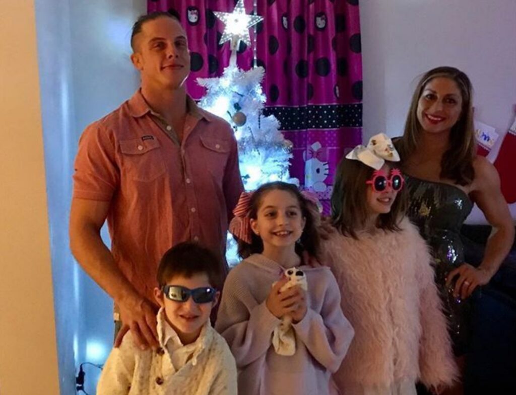 Matt Riddle's daughters are fraternal twins. He also has a son. Image Source: Instagram