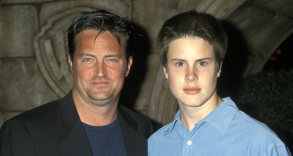 Matthew Perry and brother Willy during the Harry Potter and The Sorcerer’s Stone Los Angeles Premiere
