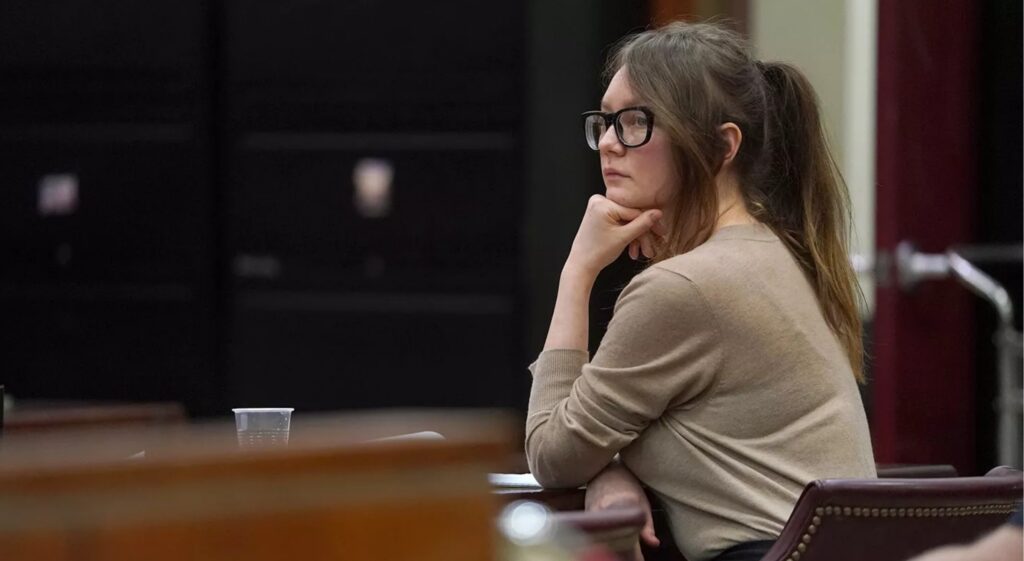 Anna Delvey in court. Image Source: TIMOTHY A. CLARY/AFP VIA GETTY IMAGES