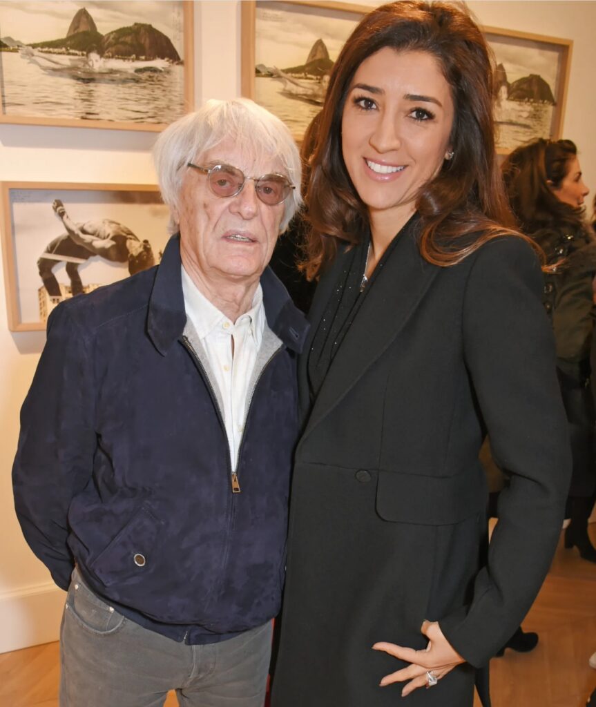 Bernie Ecclestone welcomed his first son and only child with his third wife, Fabiana Flosi.