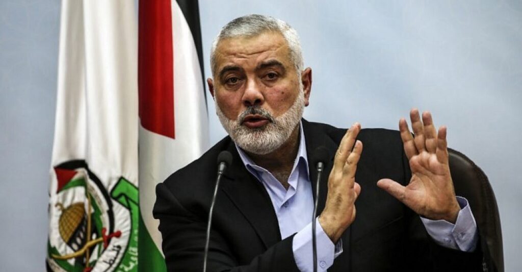 Ismail Haniyeh, the leader of the Palestinian Islamist group Hamas, told fellow Arab countries on Saturday that Israel cannot provide them with any protection despite recent diplomatic rapprochements, Reuter reports.