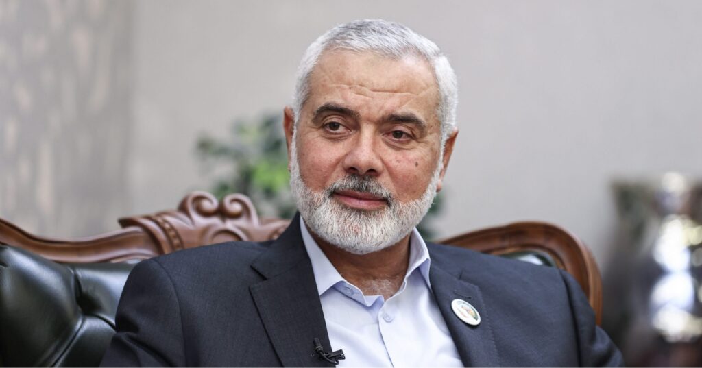 Ismail Haniyeh is the leader of the Hamas party. Image Source: Getty
