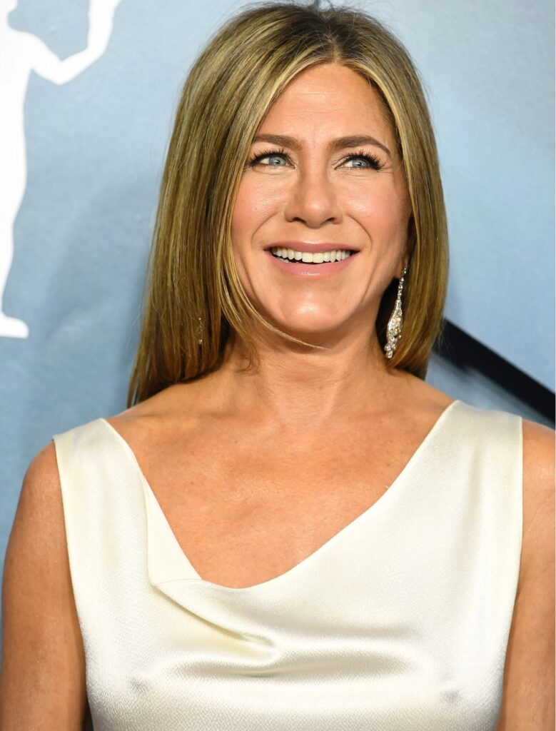 Jennifer Aniston has been married twice to actors Brad Pitt and Justin Theroux but never had kids. Image Source: Getty