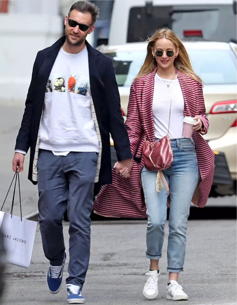 Actress Jennifer Lawrence and her husband Cooke Maroney have kept details about their son and only child, Cy Maroney private. Image Source: Splash