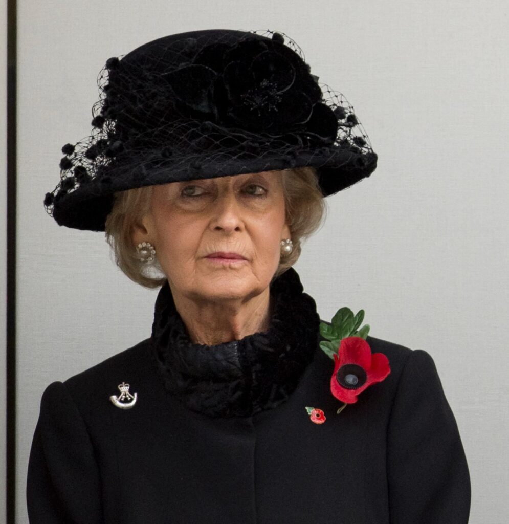 The Honourable Lady Ogilvy during the annual Remembrance Sunday memorial on November 12, 2017