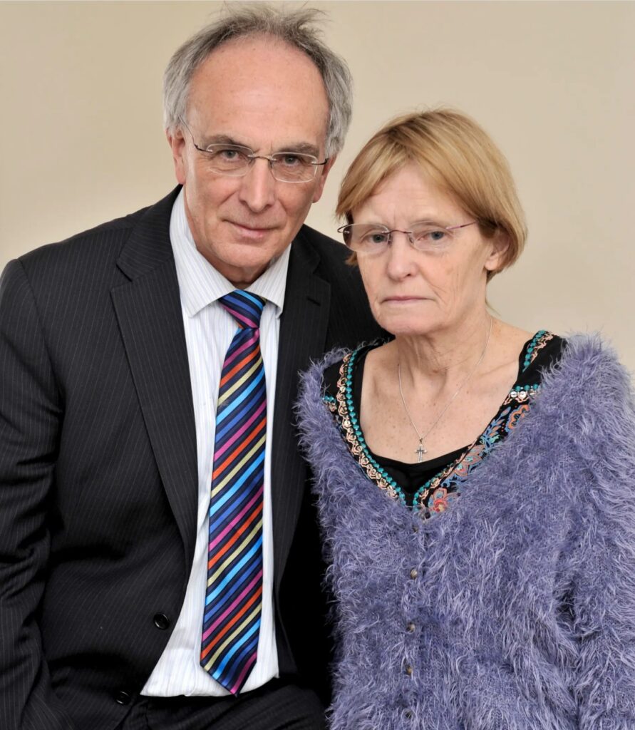 Peter Bone with his ex-wife Jeanette "Jenny" Sweeney