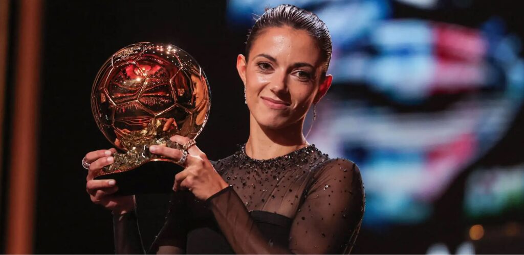 Barcelona Femeni star with her Ballon d'Or triumph. Image Source: Getty