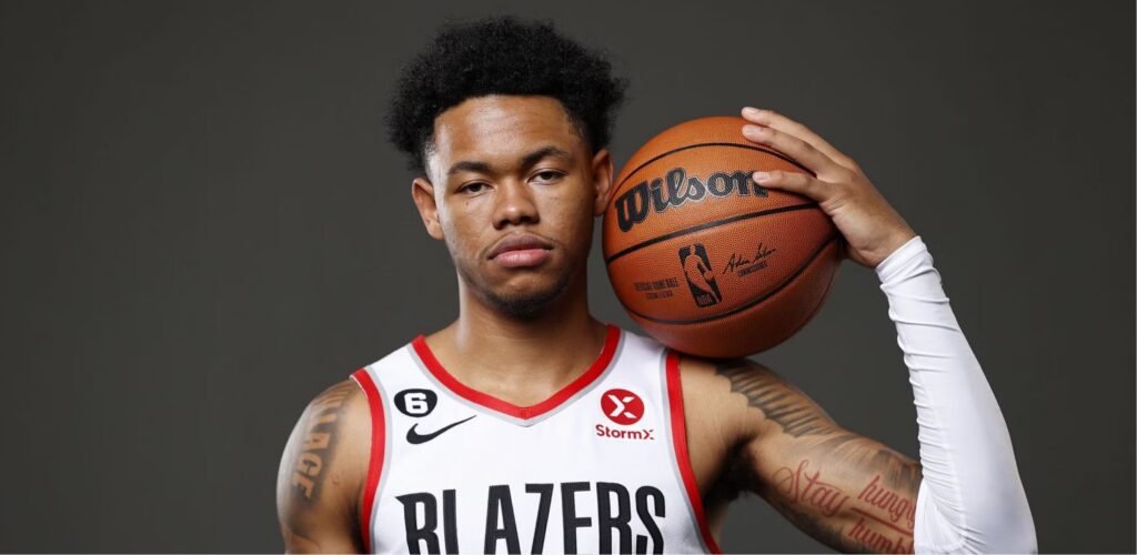 Anfernee "Ant" Tyrik Simons is an American basketball shooting guard for Portland Trail Blazers. Image Source: Getty