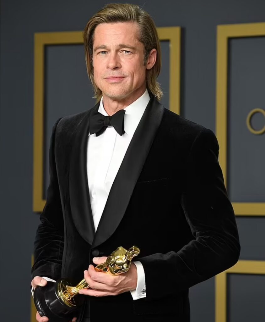 Brad Pitt won the Oscar for Best Supporting Actor for Once Upon a Time...In Hollywood in February 2020

