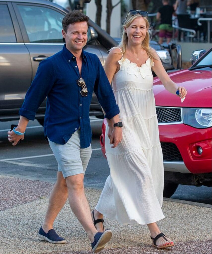 While Declan Donnelly works as a Television personality, his spouse is a professional talent manager. Image Source: DailyMail