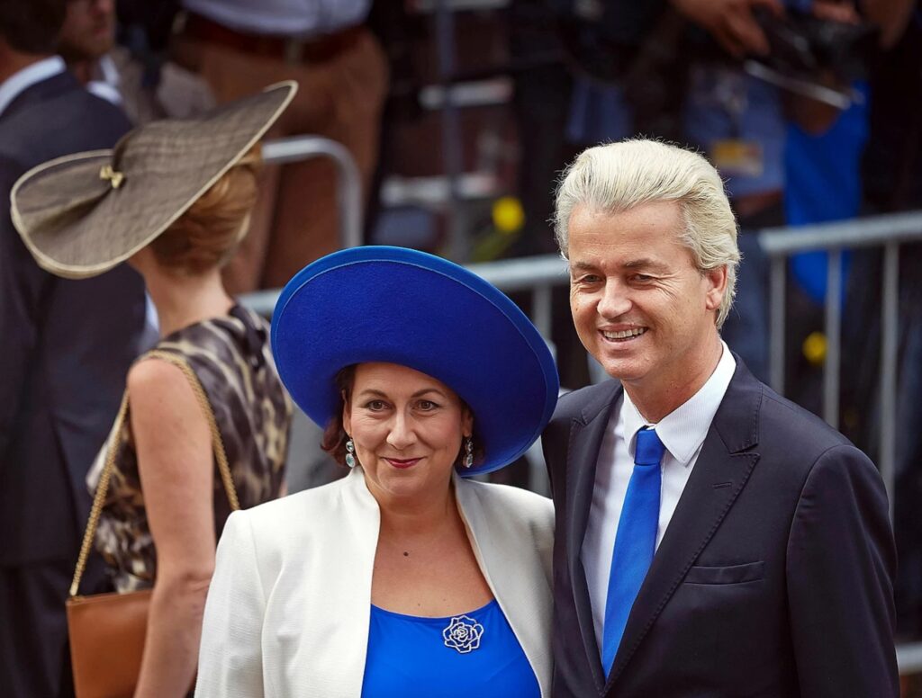Soon-to-be Dutch Prime Minister Geert Wilders has been married to Krisztina Márfai, a former Hungarian diplomat, since 1992. Reportedly, he sees his wife once or twice a week and all other visitors are heavily vetted.