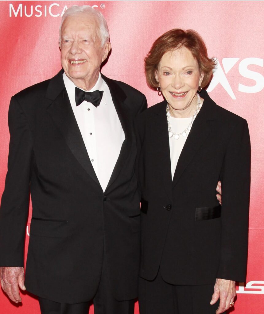 Rosalynn Carter served as the 39th former US president and First Lady in 1997 and served one term at the White House until 1981. Credit: Getty