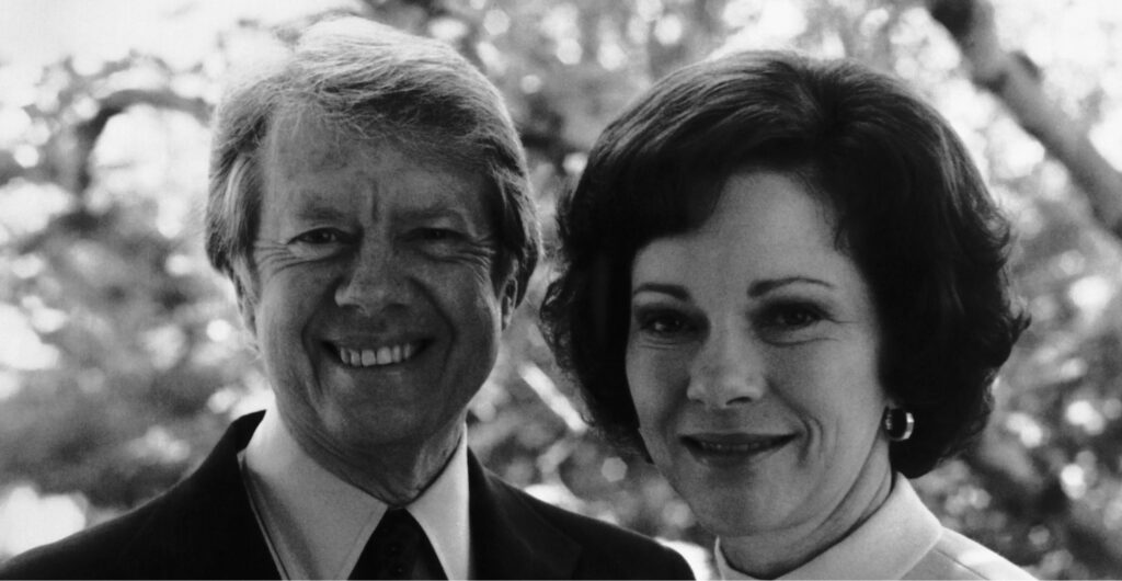 President Carter and Rosalynn served one term at the White House until 1981. Credit: Getty