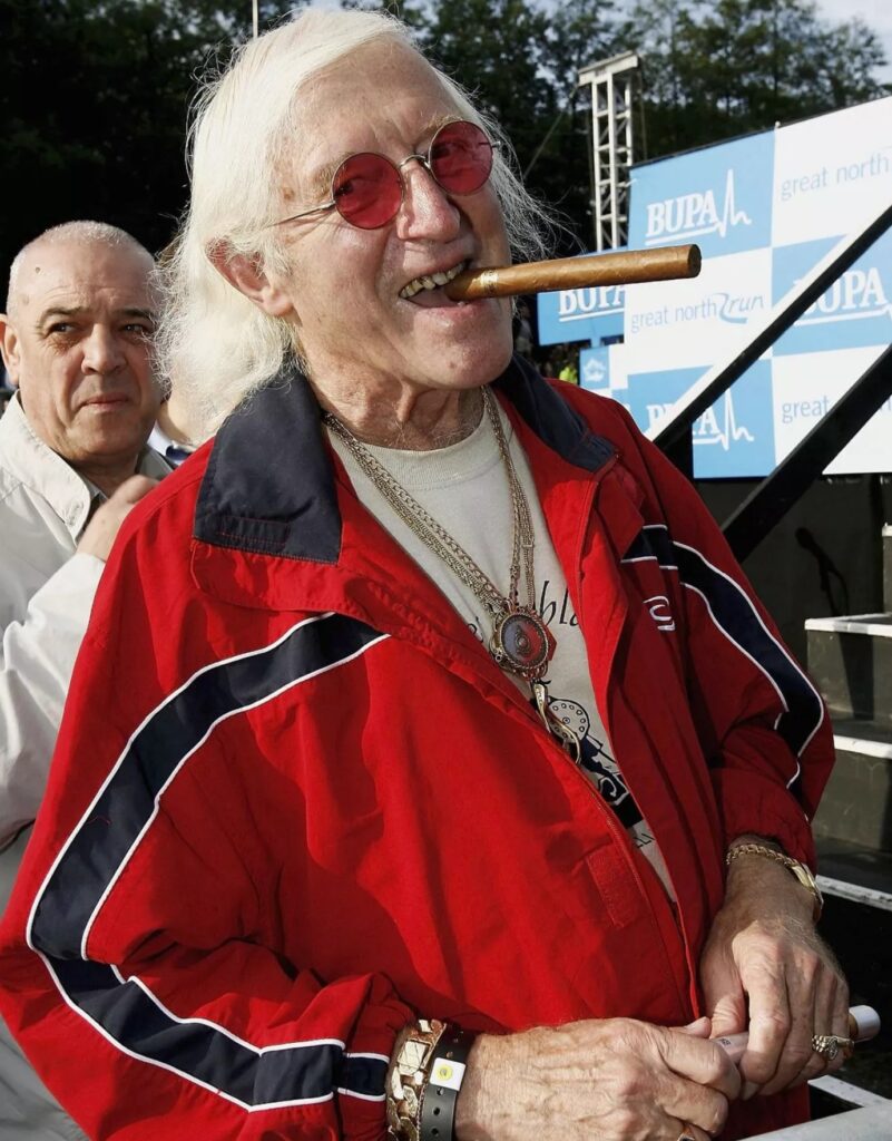 Jimmy Savile had an impressive fortune at the time of his death and died a multimillionaire (Image: UK Press via Getty Images)