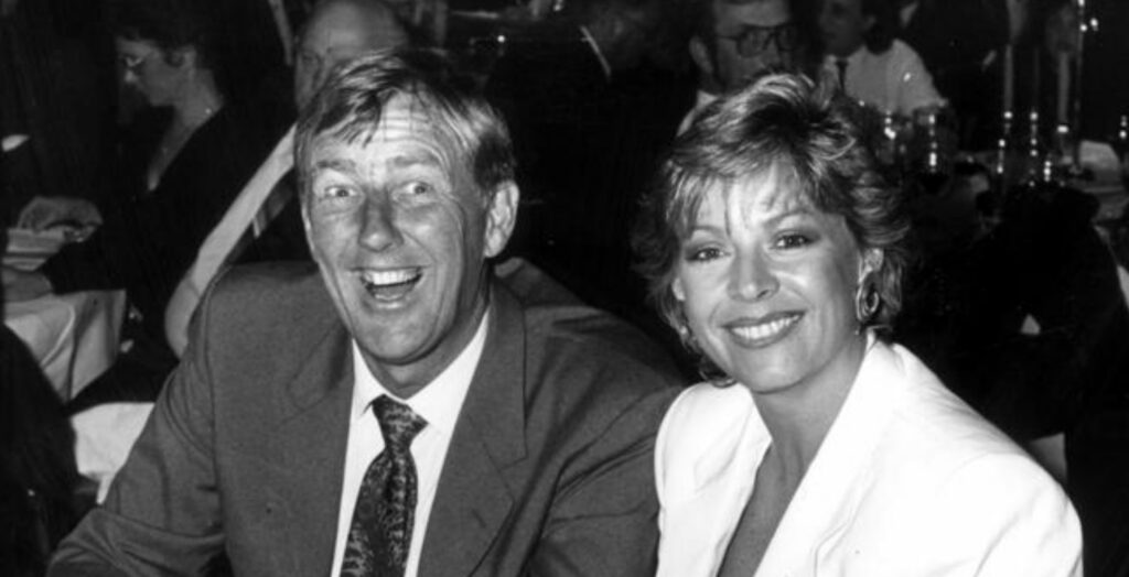 Liz Hayes and John Singleton (both pictured) were married for a short while and then divorced.