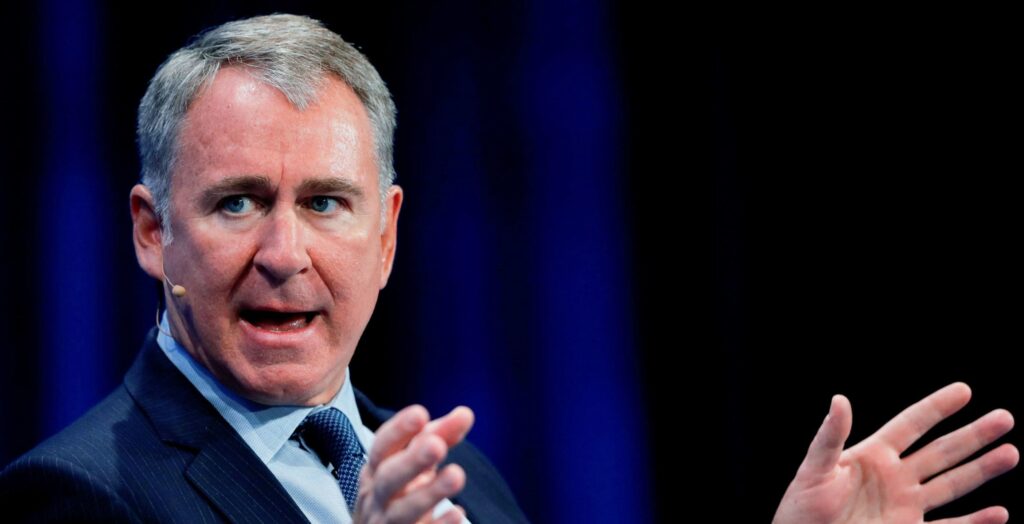 Businessman Ken Griffin founded his company, Citadel in 1990. Image Source: Getty