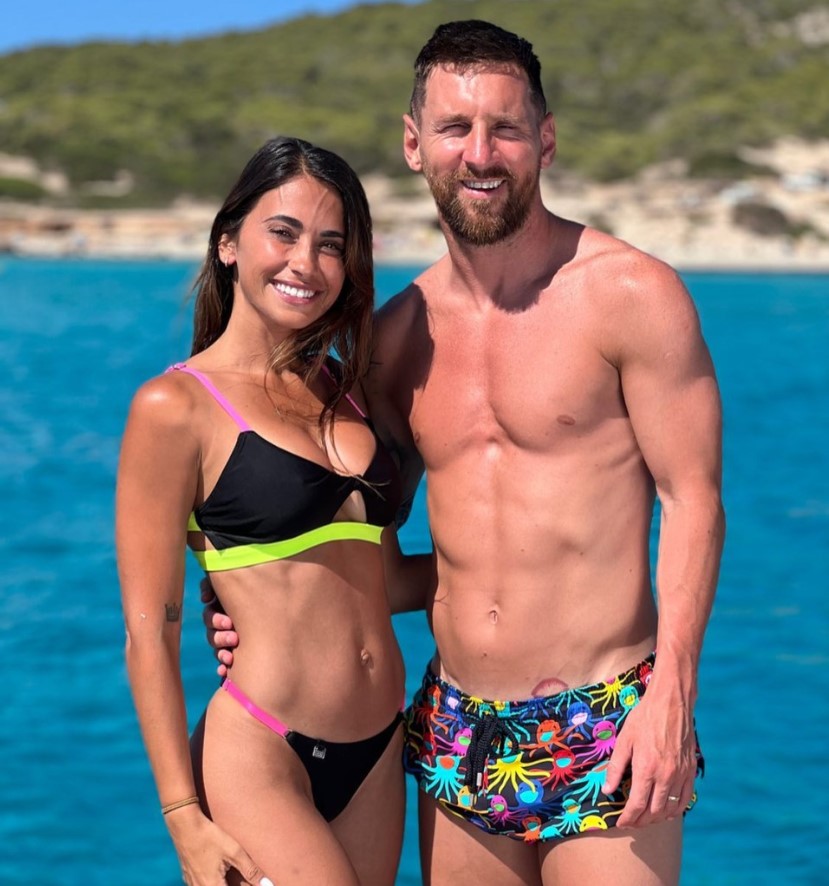 Antonella Roccuzzo, the model and influencer is still with her husband Messi despite a Brazilian outlet making the allegation about Messi committing infidelity. Credit: instagram/antonelaroccuzzo