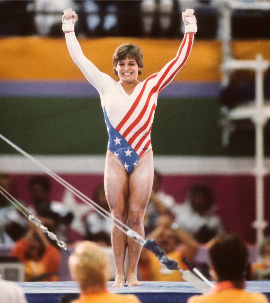 Mary Lou Retton represented Team USA at the 1984 Summer Olympic Games. Credit: Getty
