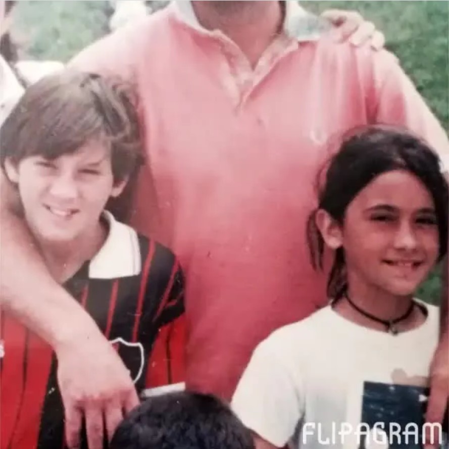 Messi and Roccuzzo have known each other since they were kids