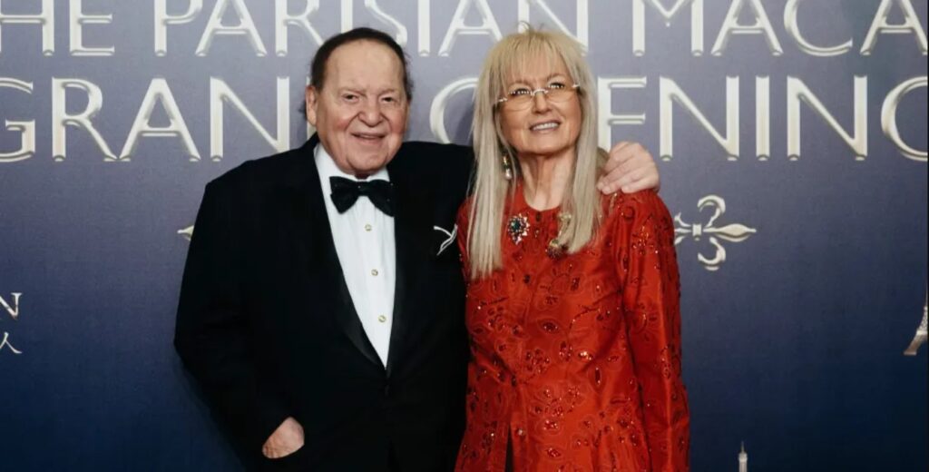 Miriam Adelson was married to casino tycoon Sheldon Adelson until his death in 2021