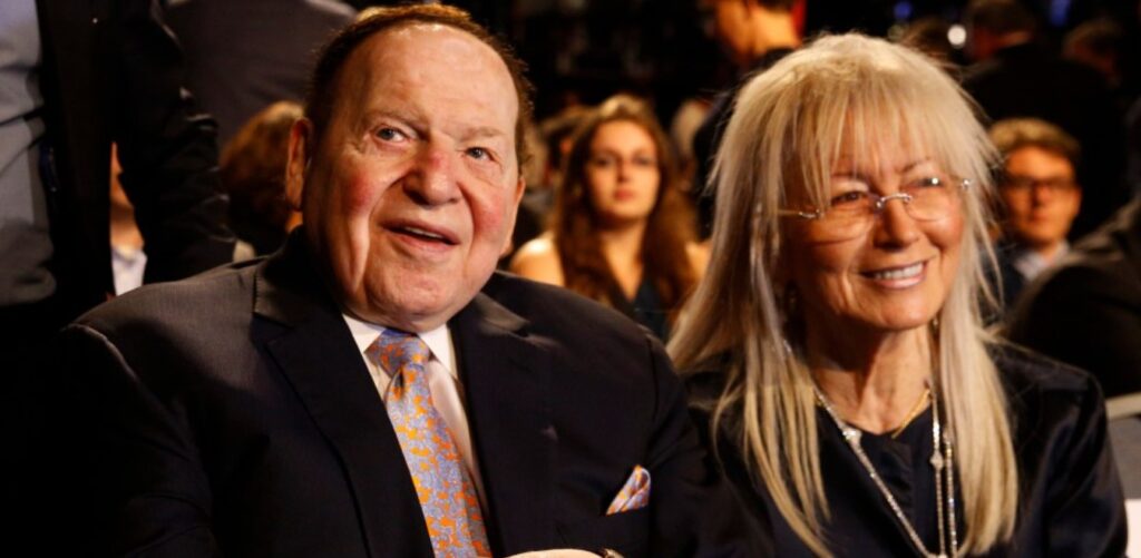 Dr. Miriam Adelson confirmed her husband's death on January 12