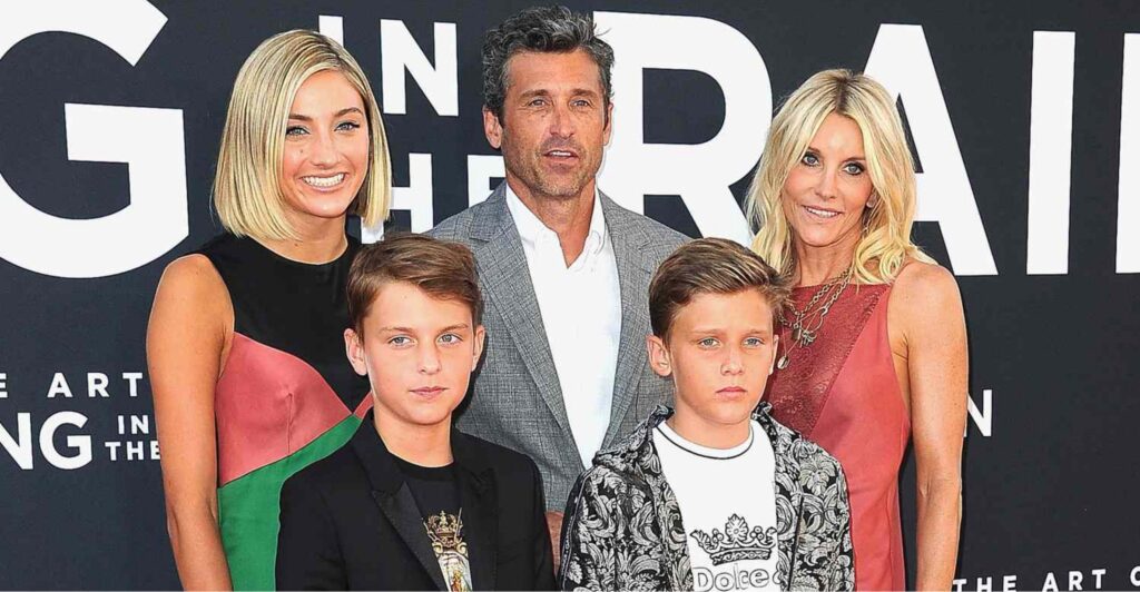 Patrick Dempsey has three children; a daughter named Talula Fyfe and twin sons Darby Galen and Sullivan. Image Source: Getty