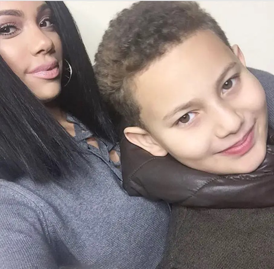 Erica Mena with her son King Javien Conde whom she welcomed at age 19 with rapper Raul Conde. Image Source: Instagram