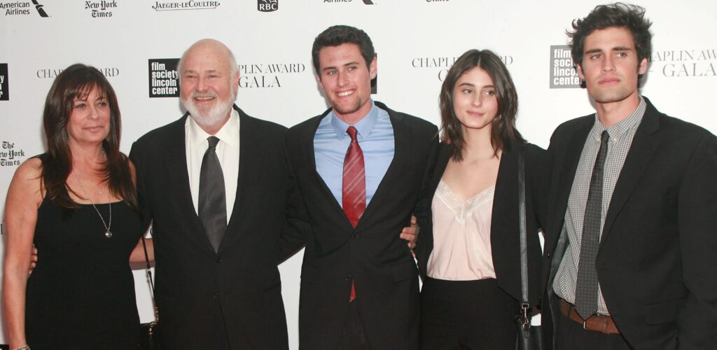 Rob Reiner with his wife, Michele Singer, and their children. Image Source: Getty
