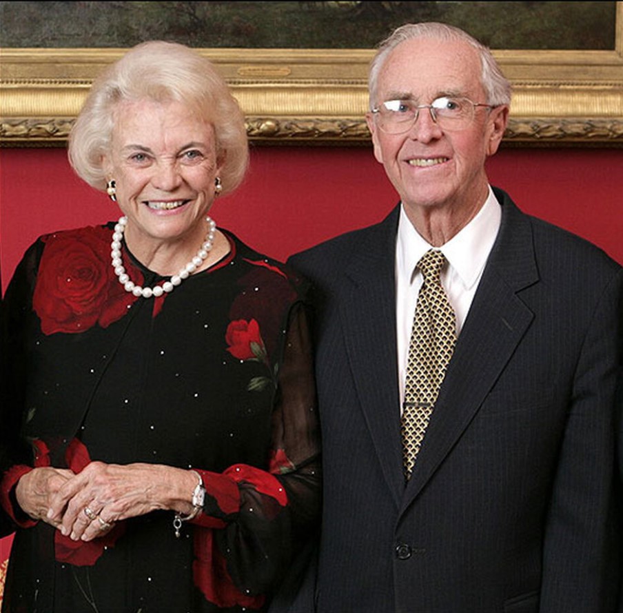 Sandra Day O'Connor and her husband, John Jay, were married for 57 years until their deaths fourteen years apart. Image Source: Getty