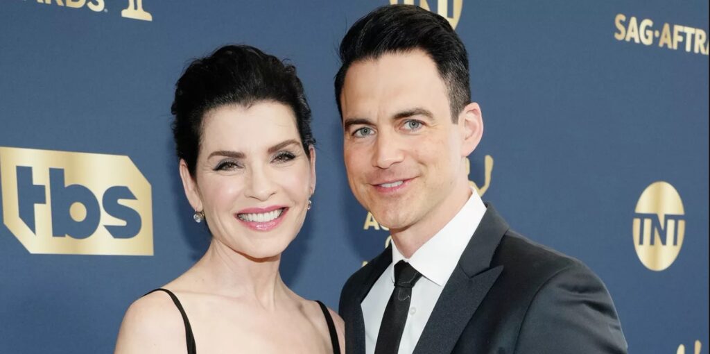 Julianna Margulies and Keith Lieberthal attend the 28th Screen Actors Guild Awards