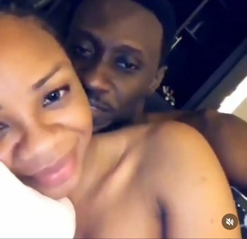 Serwaa Amihere and Henry Fitz in bed. Image Source: X/Qwesisefa87.